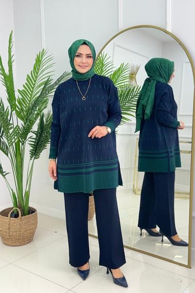 BİNNUR TRİKO TAKIM - LACİVERT