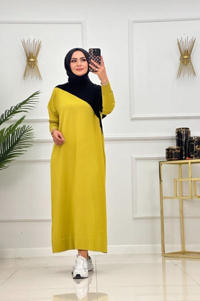 BUKET TRİKO TUNİK-YAĞ YEŞİLİ