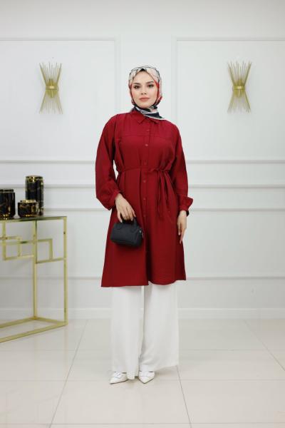 ÇİLEK GÖMLEK - KIRMIZI