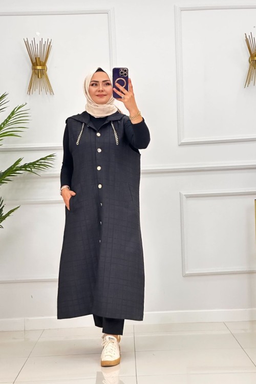 ESİN YELEK - SİYAH