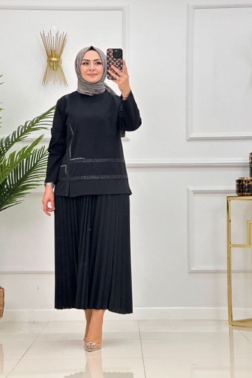 ESRA ETEKLİ TAKIM-SİYAH