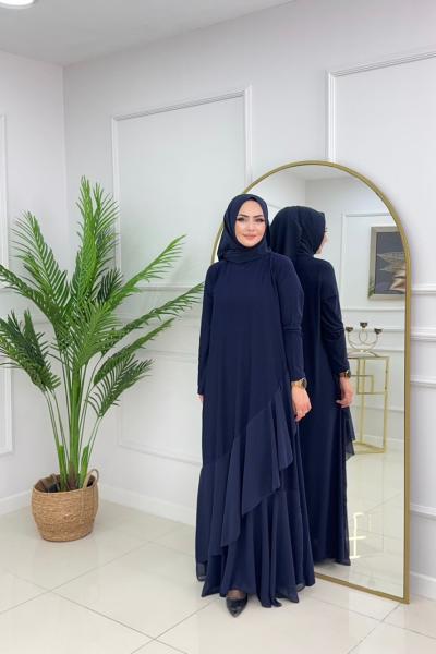 GÜLFEM ELBİSE-LACİVERT