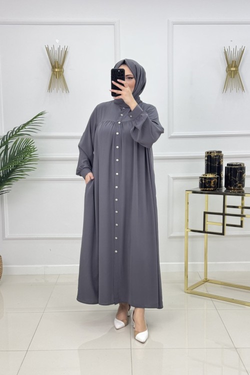 GÜLNAZ ELBİSE-ANTRASİT