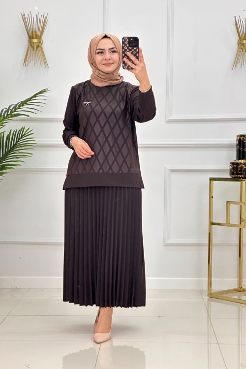 GÜNEL ETEKLİ TAKIM-ACI KAHVE