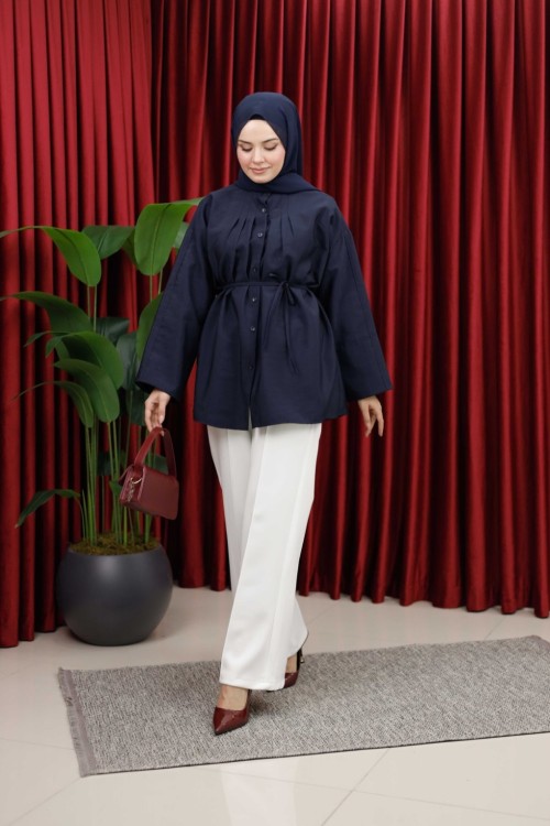 HOLA GÖMLEK - LACİVERT