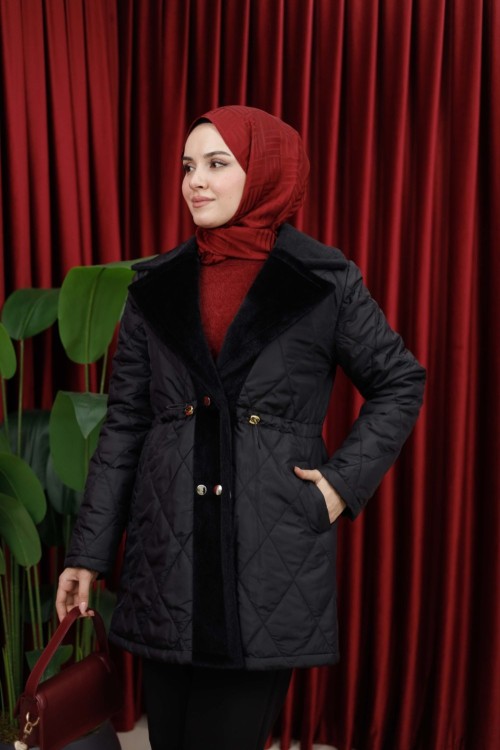 KAPİTONE MONT - SİYAH