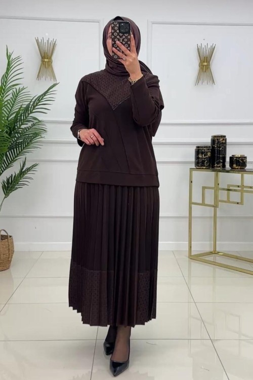 LİDYA ETEKLİ TAKIM - ACI KAHVE