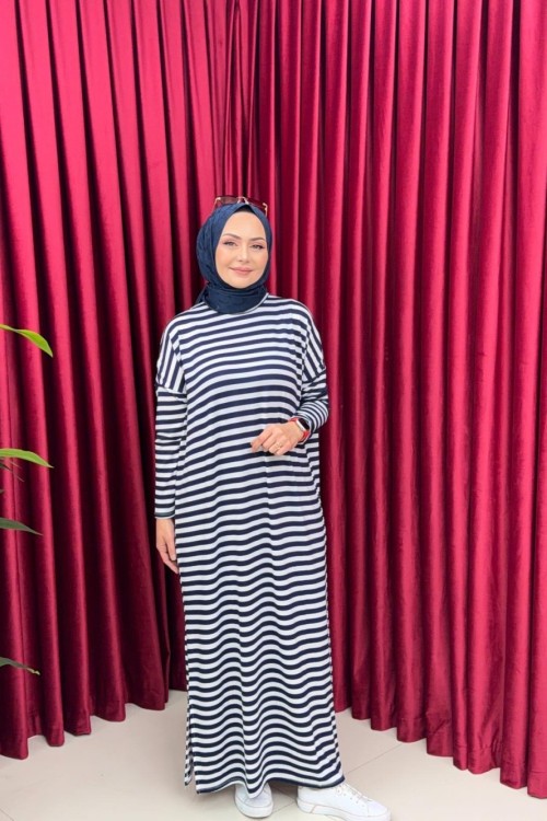 LUMA ELBİSE - LACİVERT