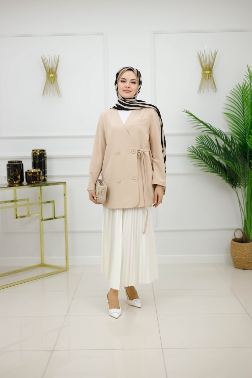 MARİN CLASS CEKET-BEJ