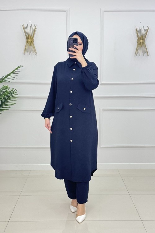 MELİKE DÜĞMELİ TAKIM