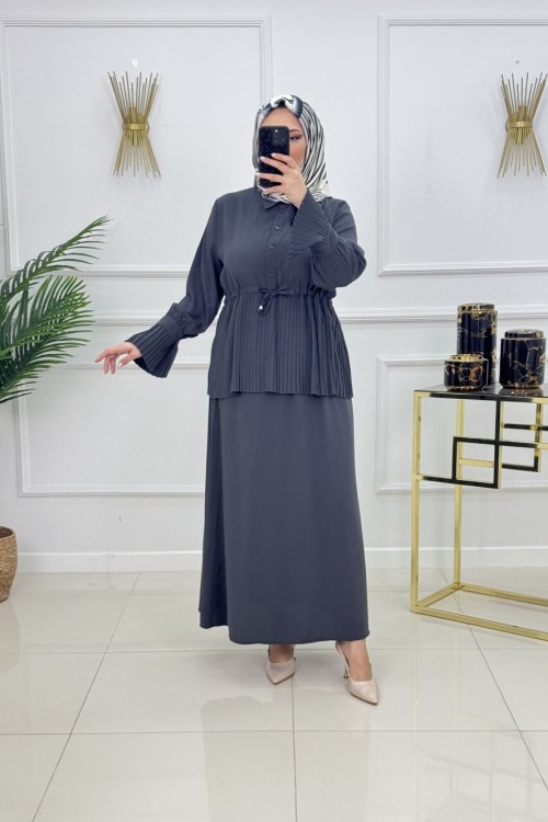 NİSAN ETEKLİ TAKIM-ANTRASİT