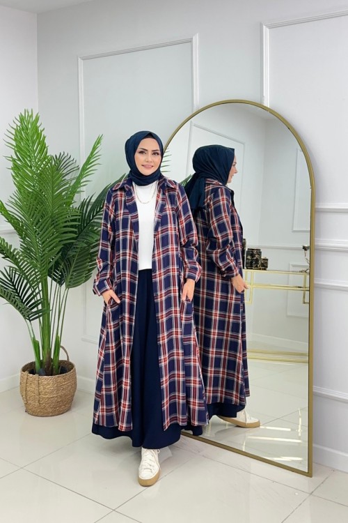 RANA EKOSE TUNİK - LACİVERT