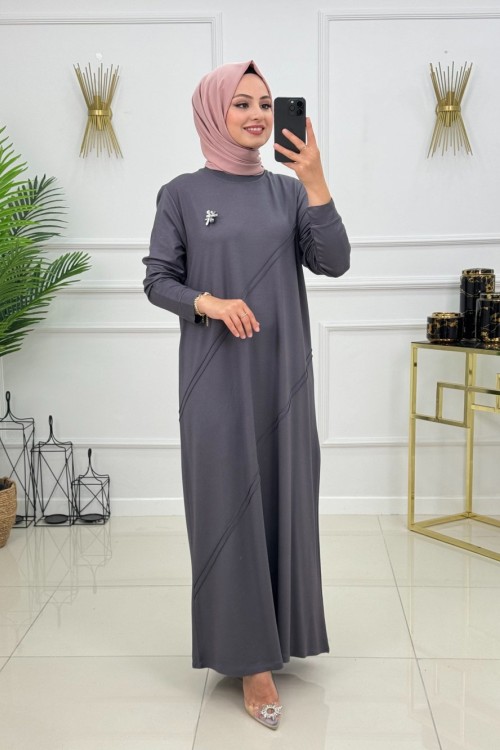SEDA ELBİSE -ANTRASİT