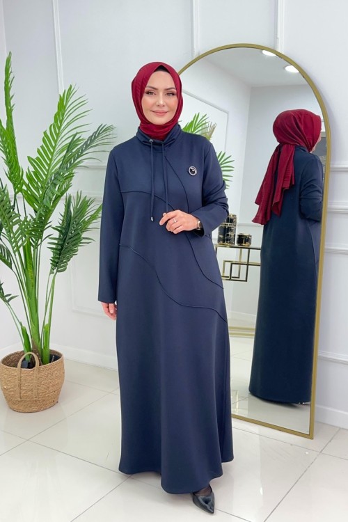 SEREN OYSHO ELBİSE - DUMAN