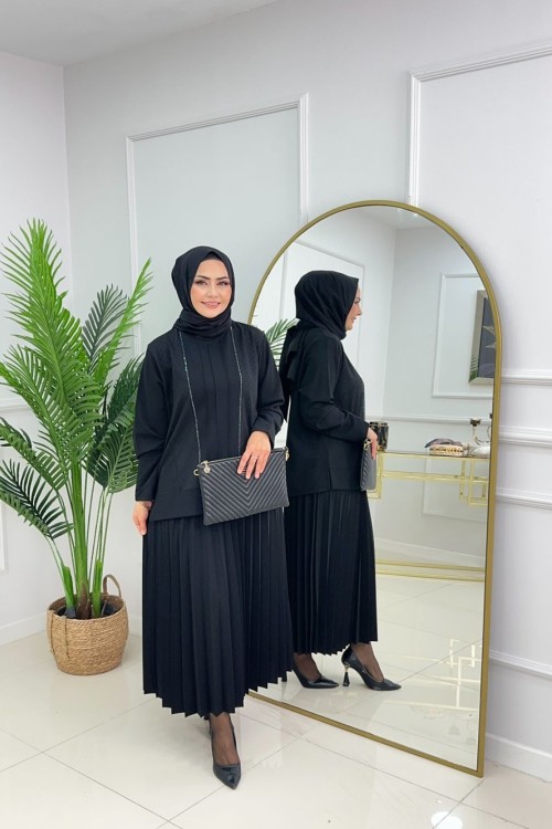 SEVDA ETEKLİ TAKIM - SİYAH