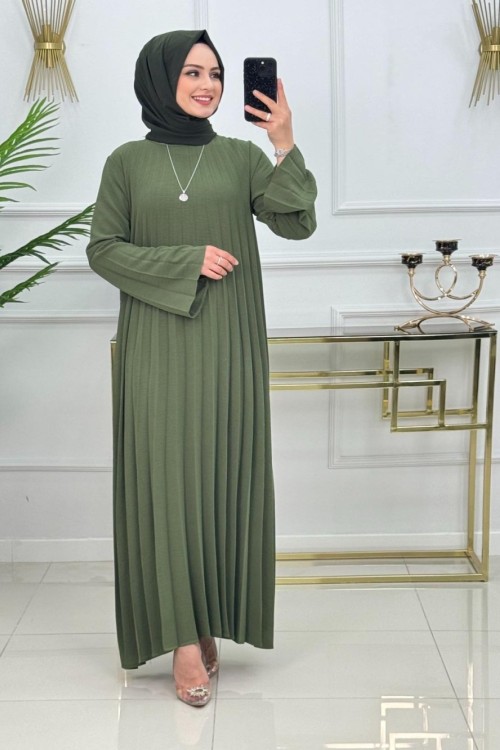 Şevval Elbise-Haki