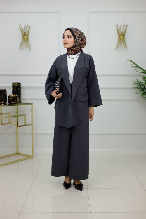 TALİA CEKET TAKIM-ANTRASİT