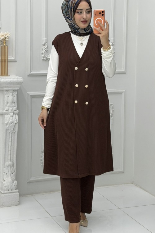 Berfin Takım Kahverengi