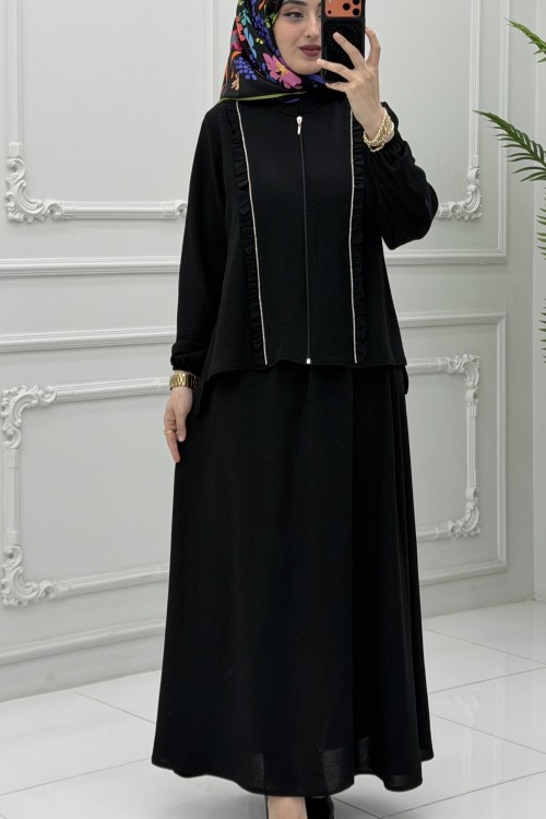 Burçin Etek Takım Siyah