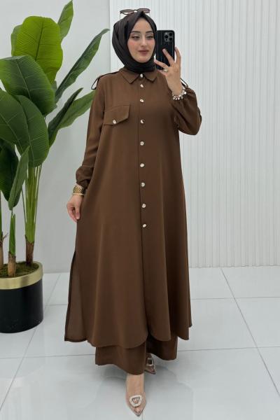 Büşra Takım Kahverengi