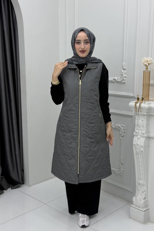 Eda Şişme Yelek Antrasit