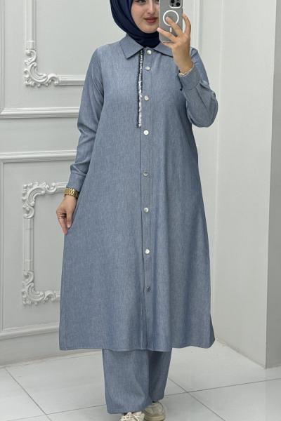 Esra Takım Koyu Mavi