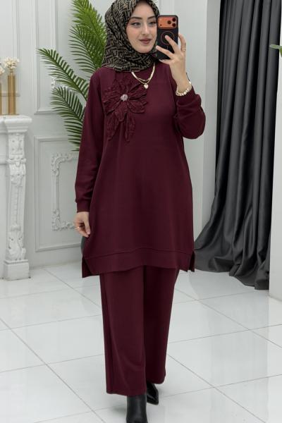 İlknur Takım Bordo