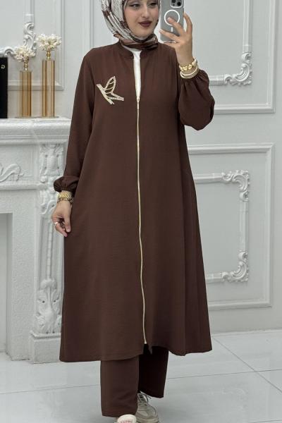 Melina Takım Kahverengi