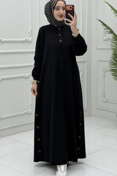 Naz Elbise Kot Siyah