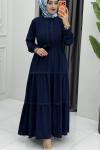 Nefes Elbise Lacivert