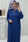 Sıla Elbise Saks Mavisi