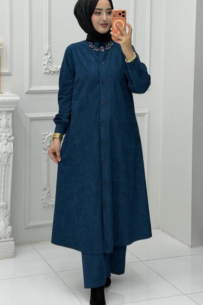 Yasemin Takım Petrol Mavisi